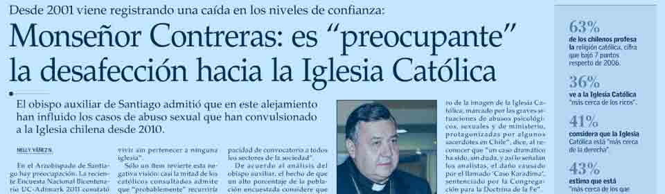 “Monseñor Contreras: es ‘preocupante’ la desafección hacia la Iglesia Católica”
