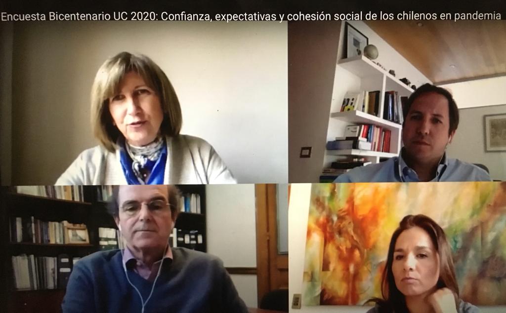 Seminario Encuesta Bicentenario UC 2020: Confianza, expectativas y cohesión social de los chilenos en pandemia